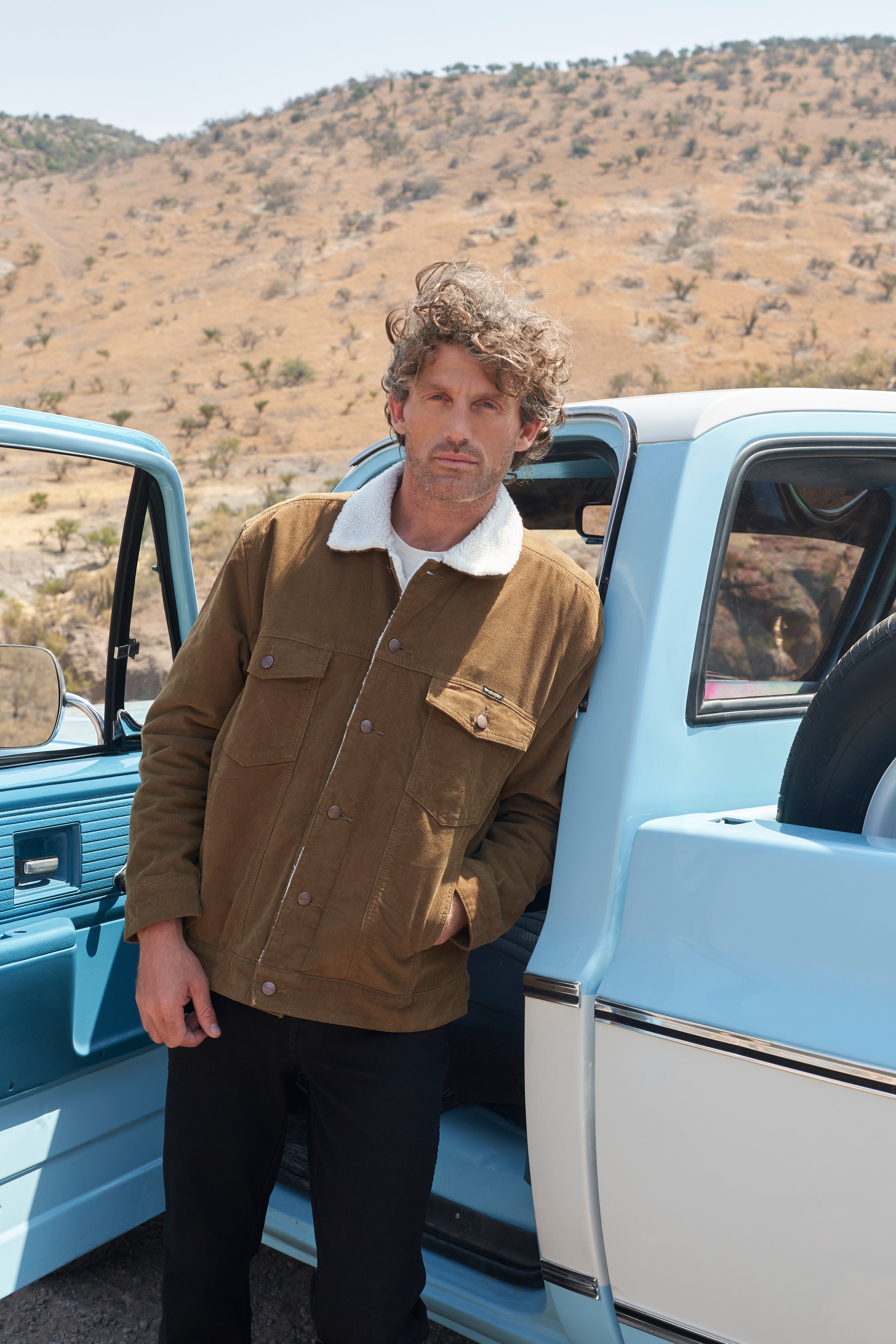 Chaqueta Hombre Sherpa Cotelé Regular Tiger Eye