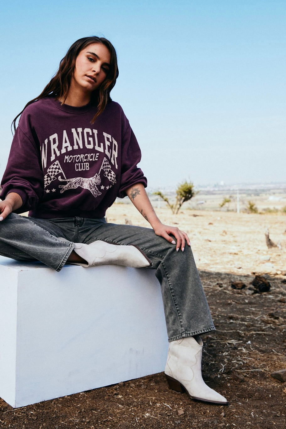 Jeans Mujer Tiro Alto Mom Dirty Grey