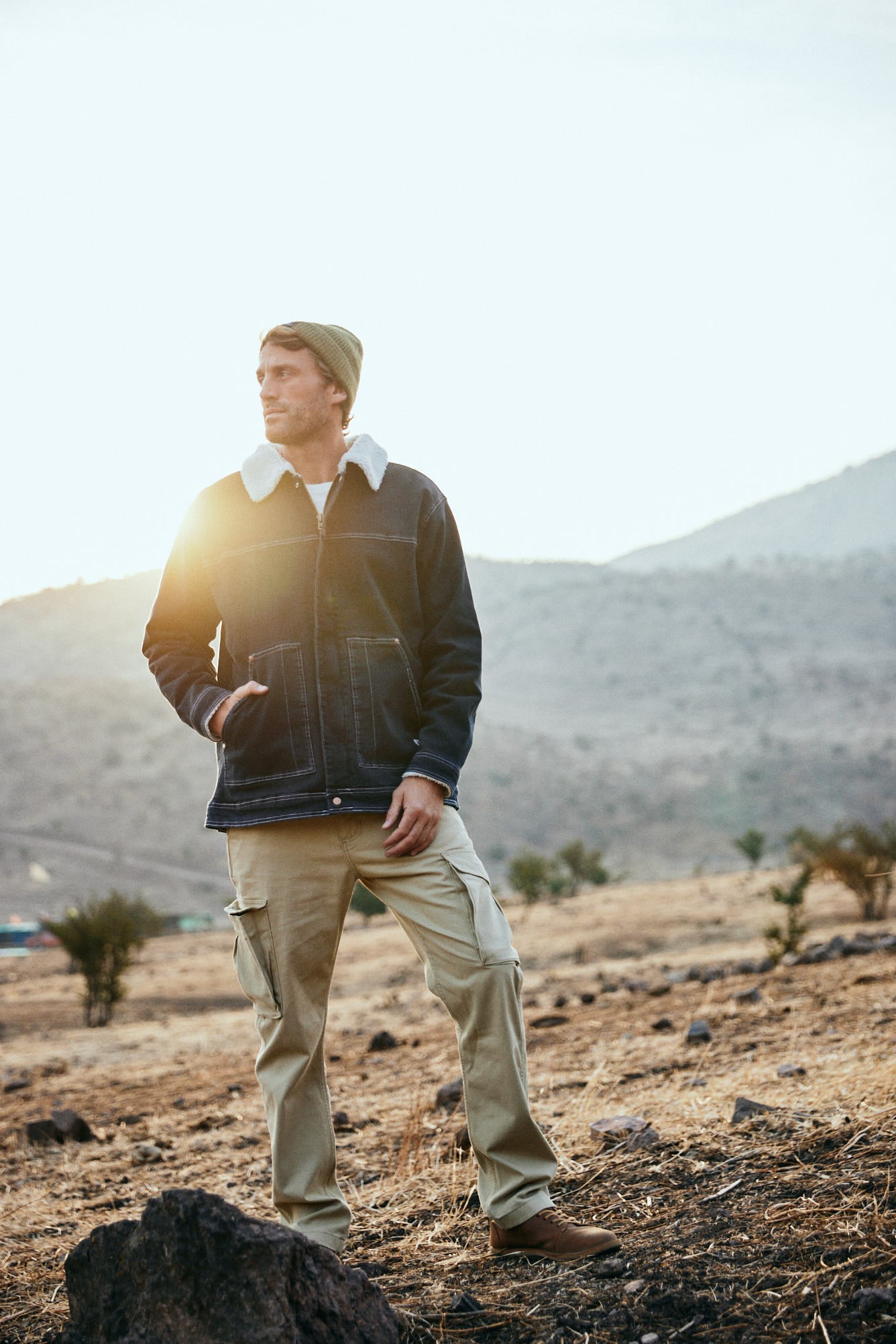 Pantalon Casey Regular Cargo Saddle