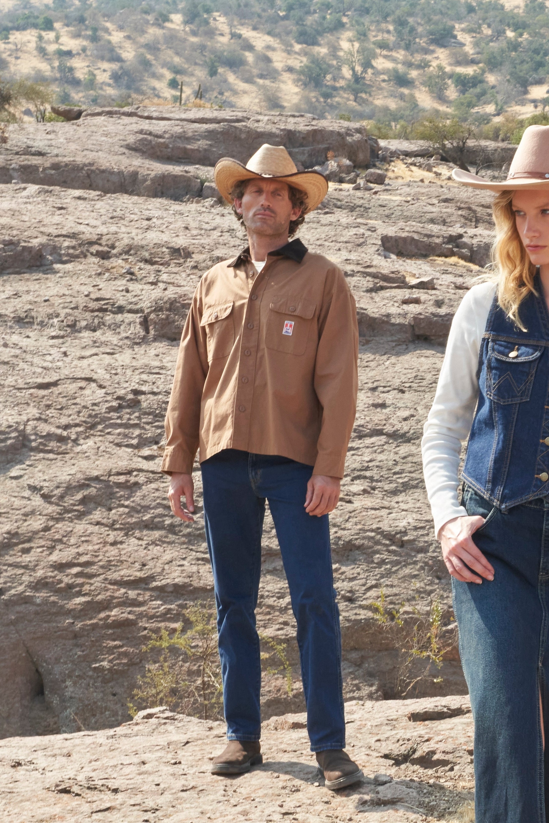 Sobrecamisa Hombre Cj Overshirt Oversize Café