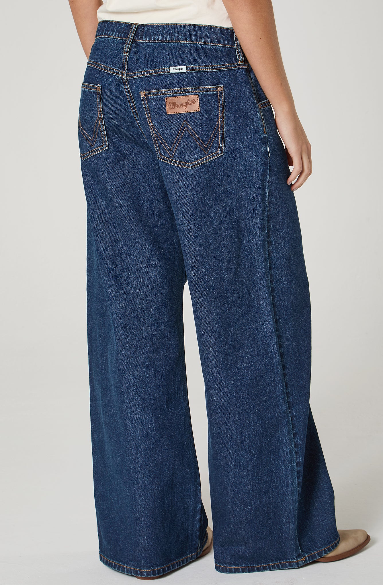Jeans Mujer Ultra Barrel Barrel 100% Cotton Azul Medio
