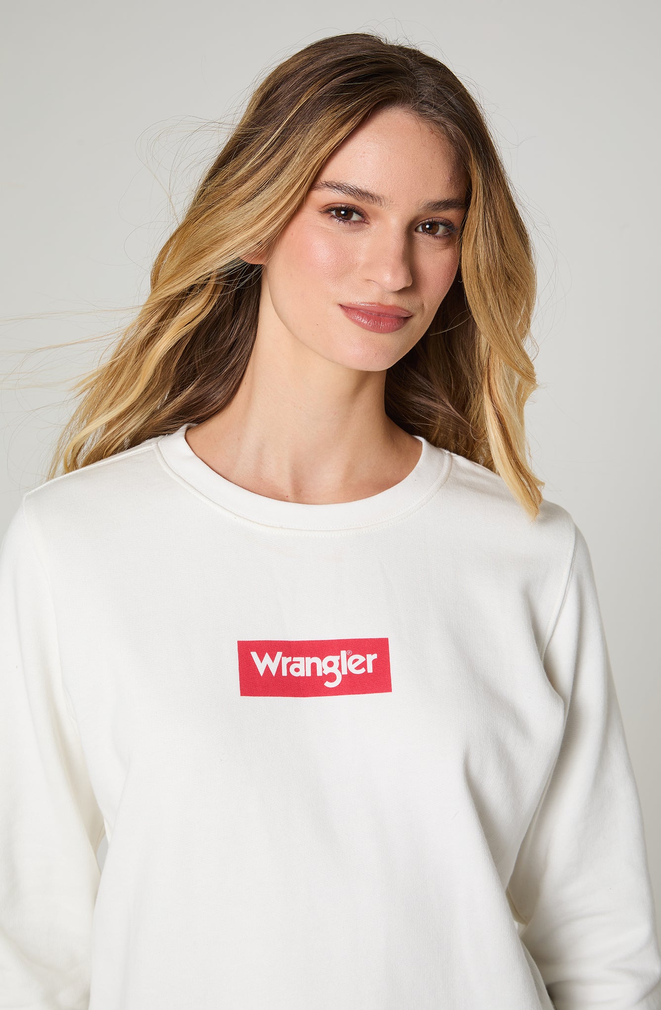 Polerón Logo Crew Off White