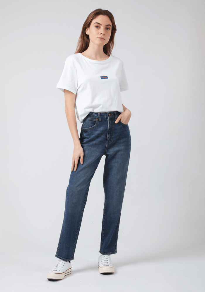 Jeans Mujer Tiro Alto Mom Fit Summer Haze