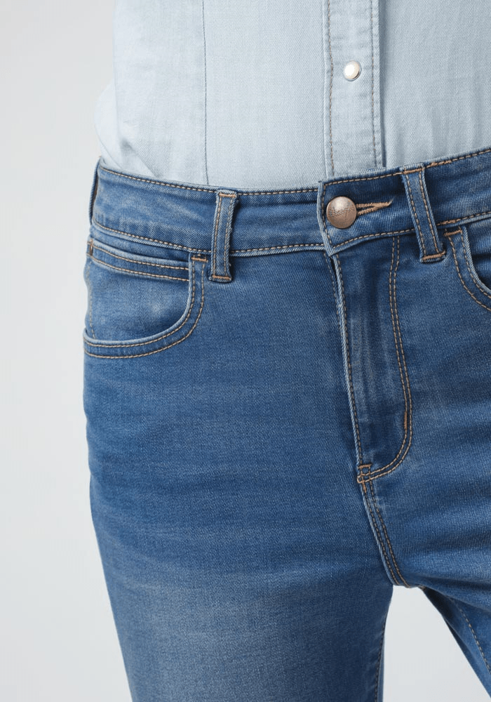 Jeans Mujer Tiro Alto Skinny High Fit Epic Soft Light Breeze