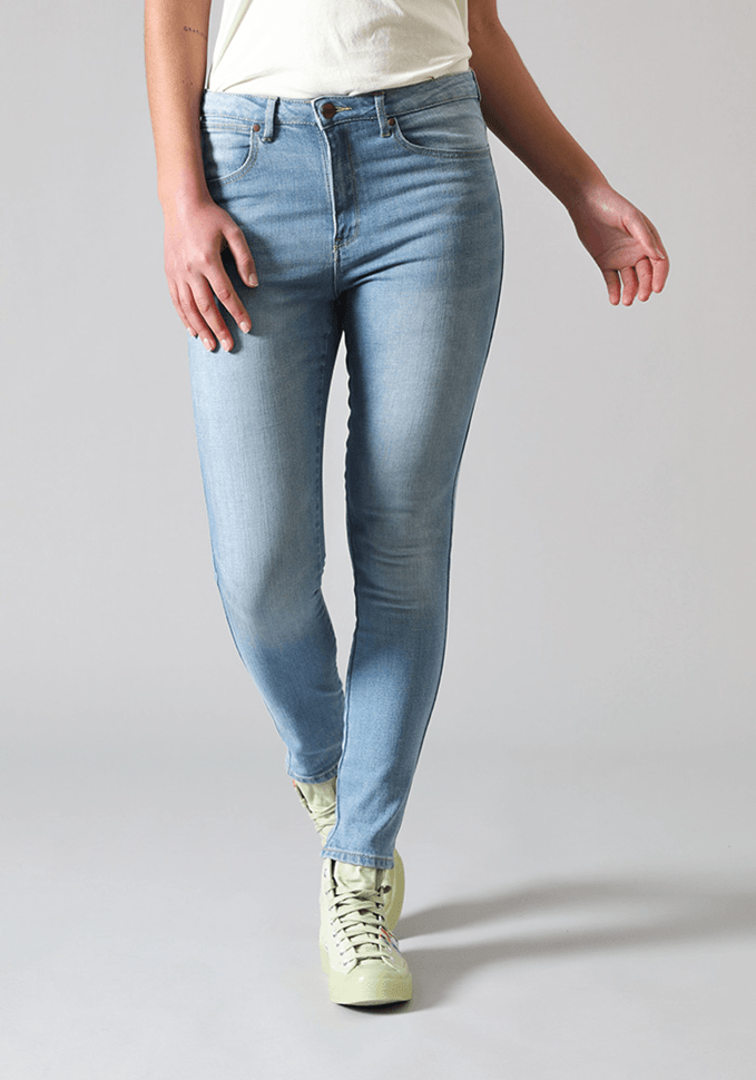 Jeans Mujer Tiro Alto Skinny High Fit Soft Cloud