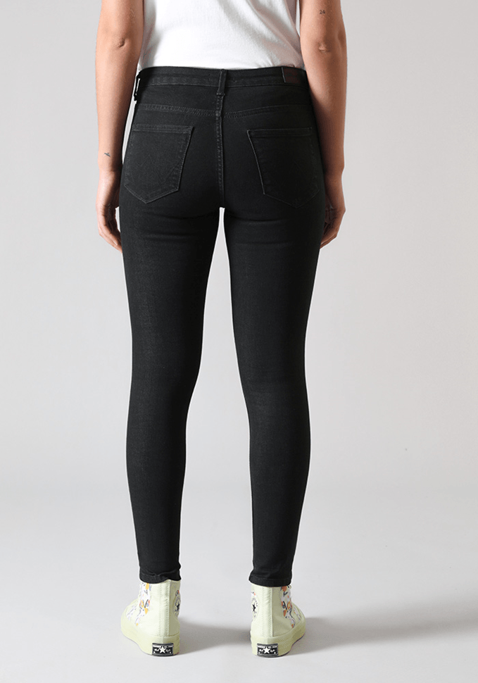 Jeans Mujer Tiro Alto Skinny High Fit We Care Rinse Wash