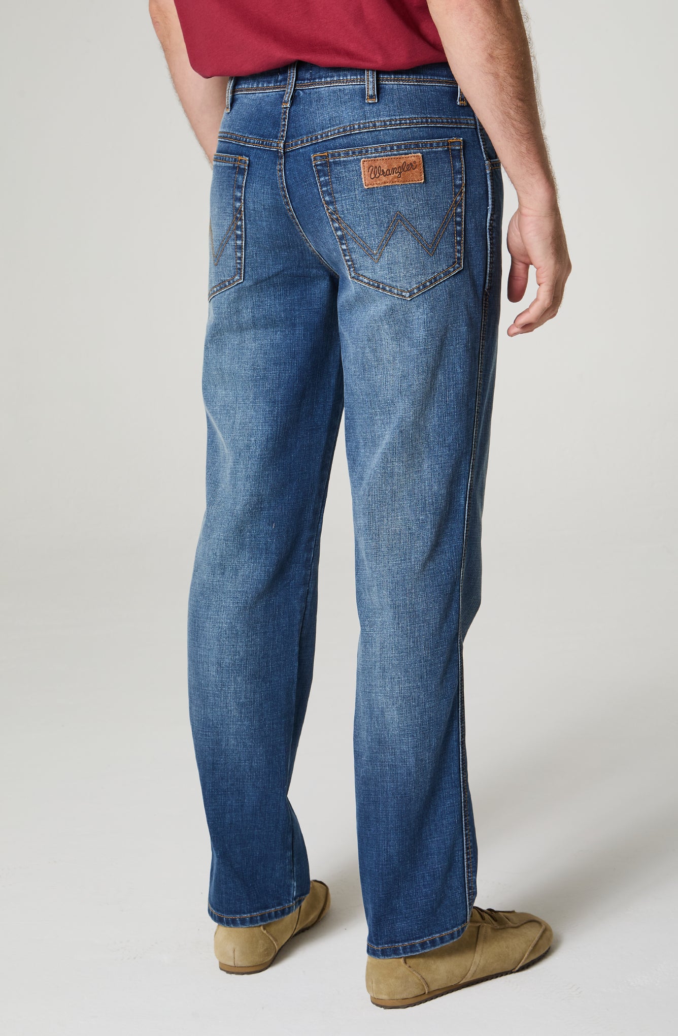 Jeans Hombre Texas Authentic Straight Azul Medio