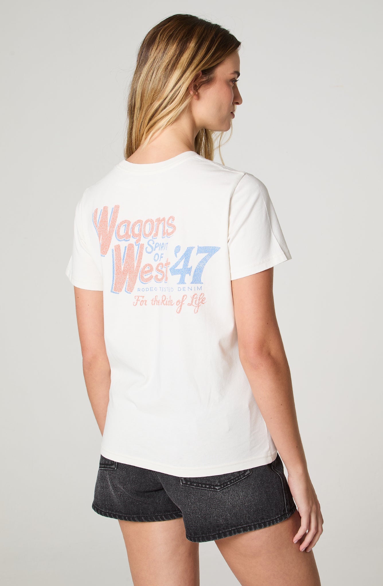 Polera Mujer Patch Regular Fit Blanco