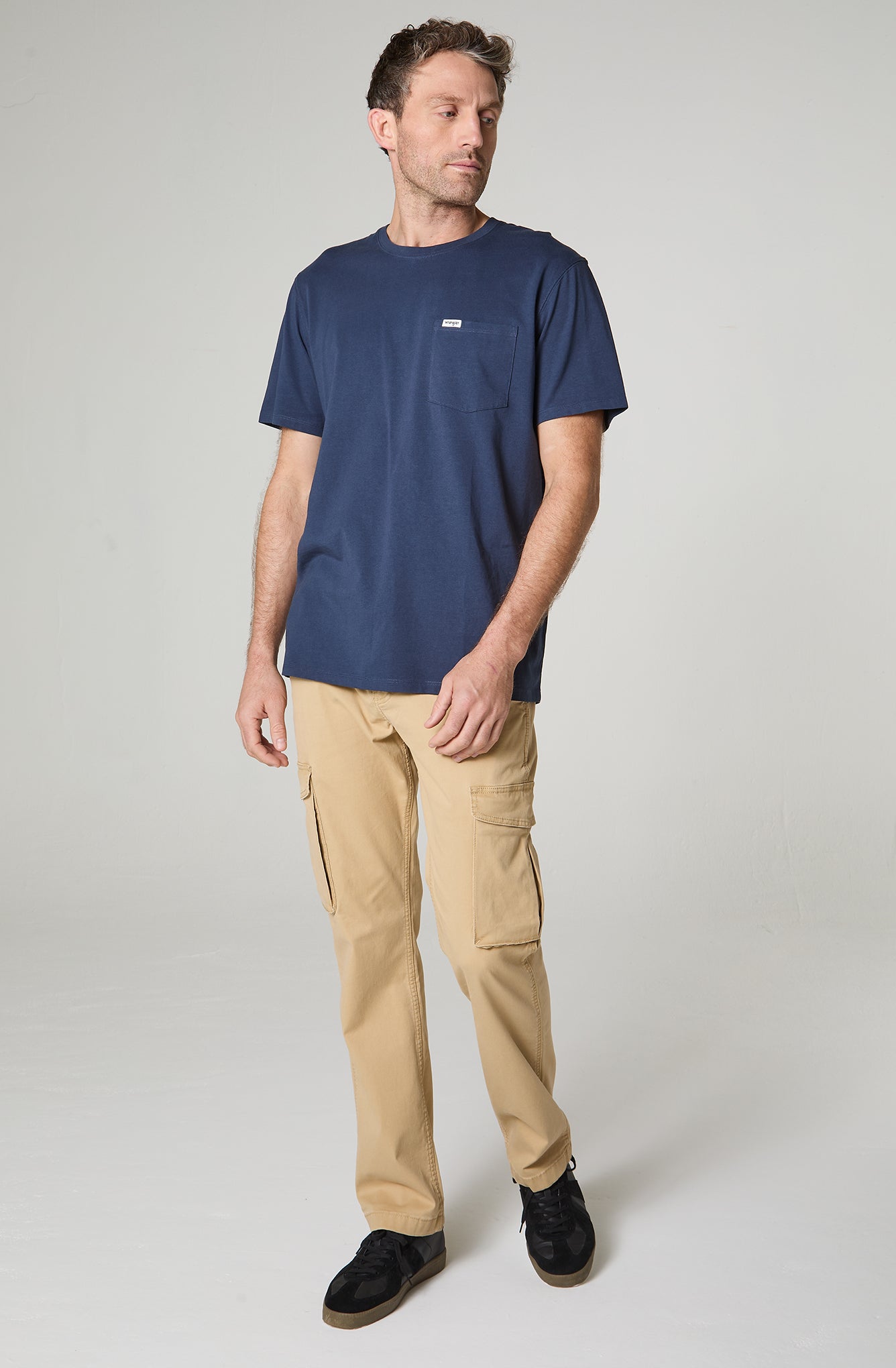 Polera Hombre 1 Pocket Regular Fit Azul