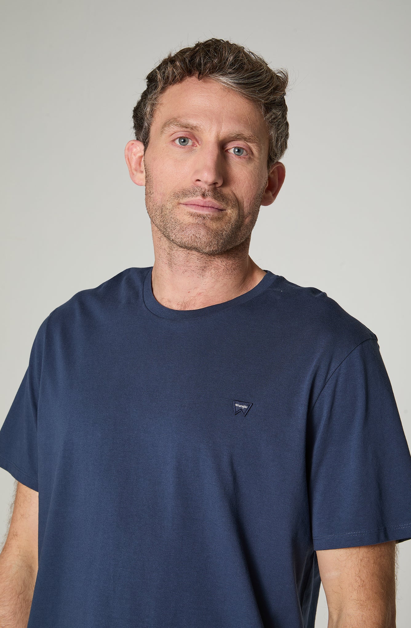 Polera Hombre Patch Regular Fit Azul