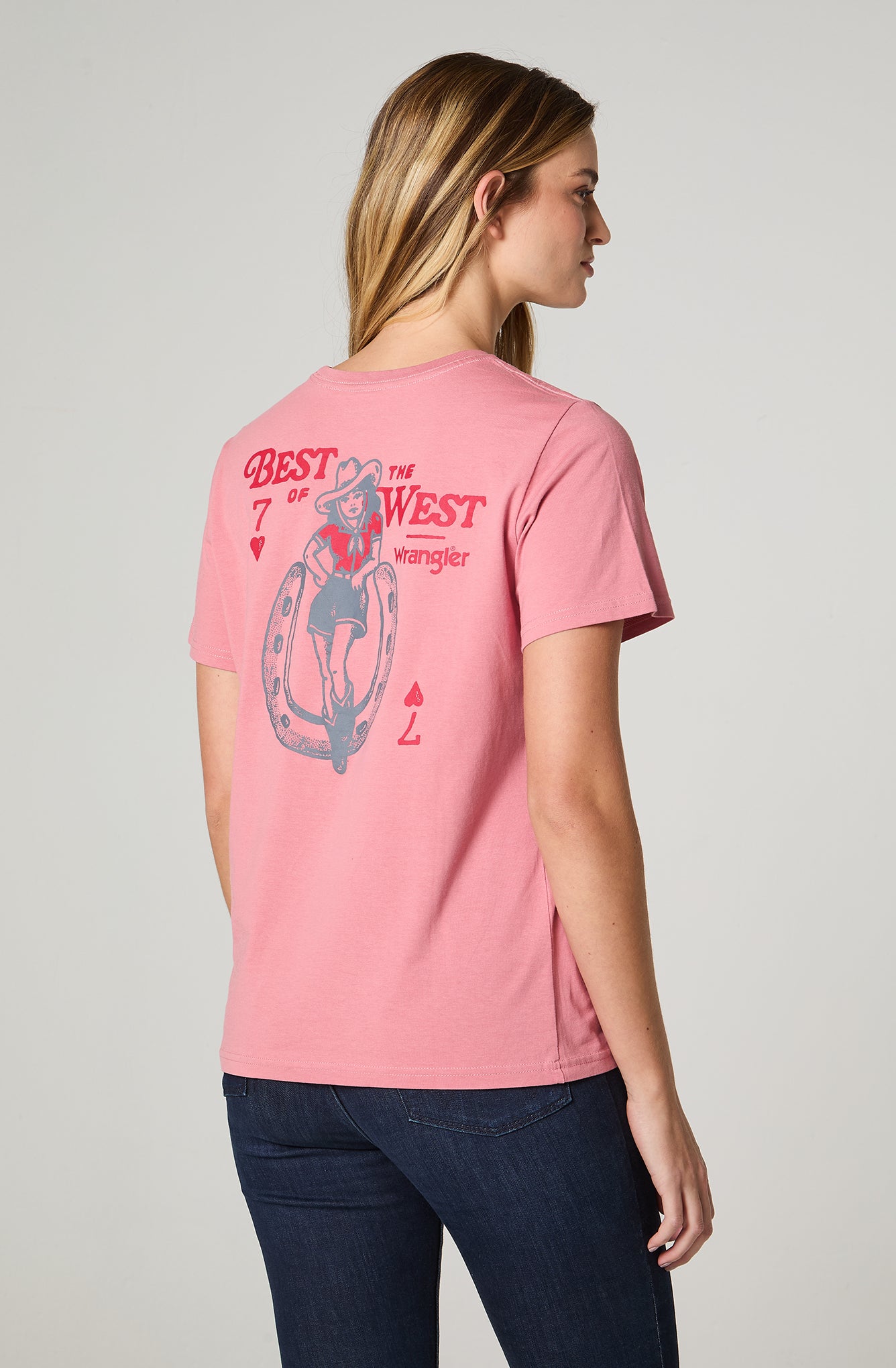 Polera Mujer Patch Regular Fit Rosado