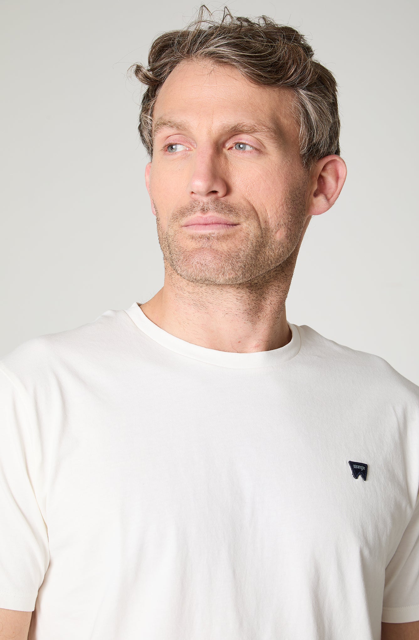 Polera Hombre Patch Regular Fit Blanco