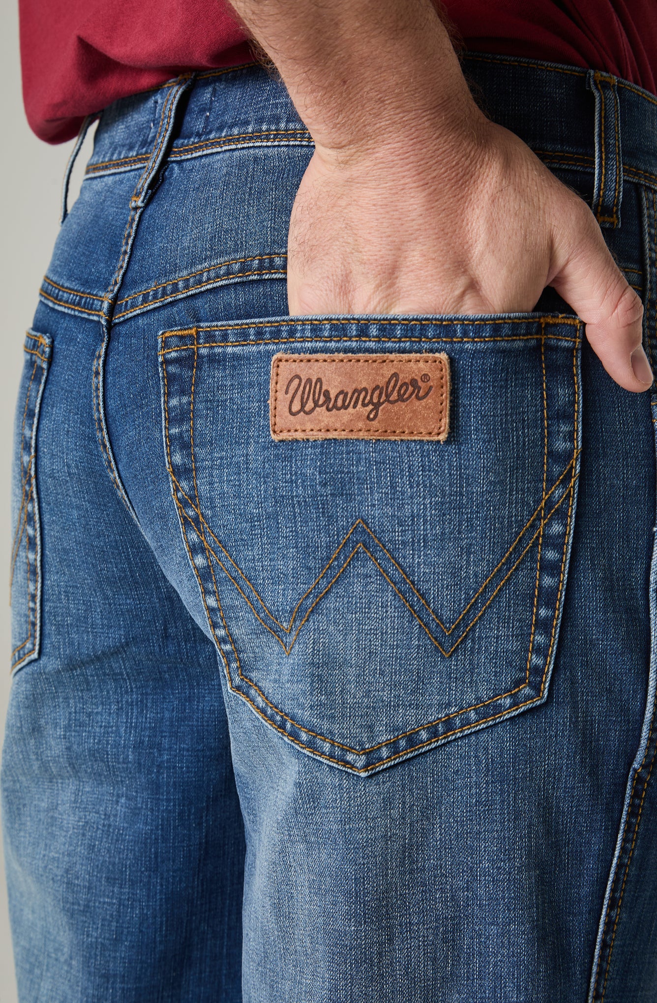 Jeans Hombre Texas Authentic Straight Azul Medio