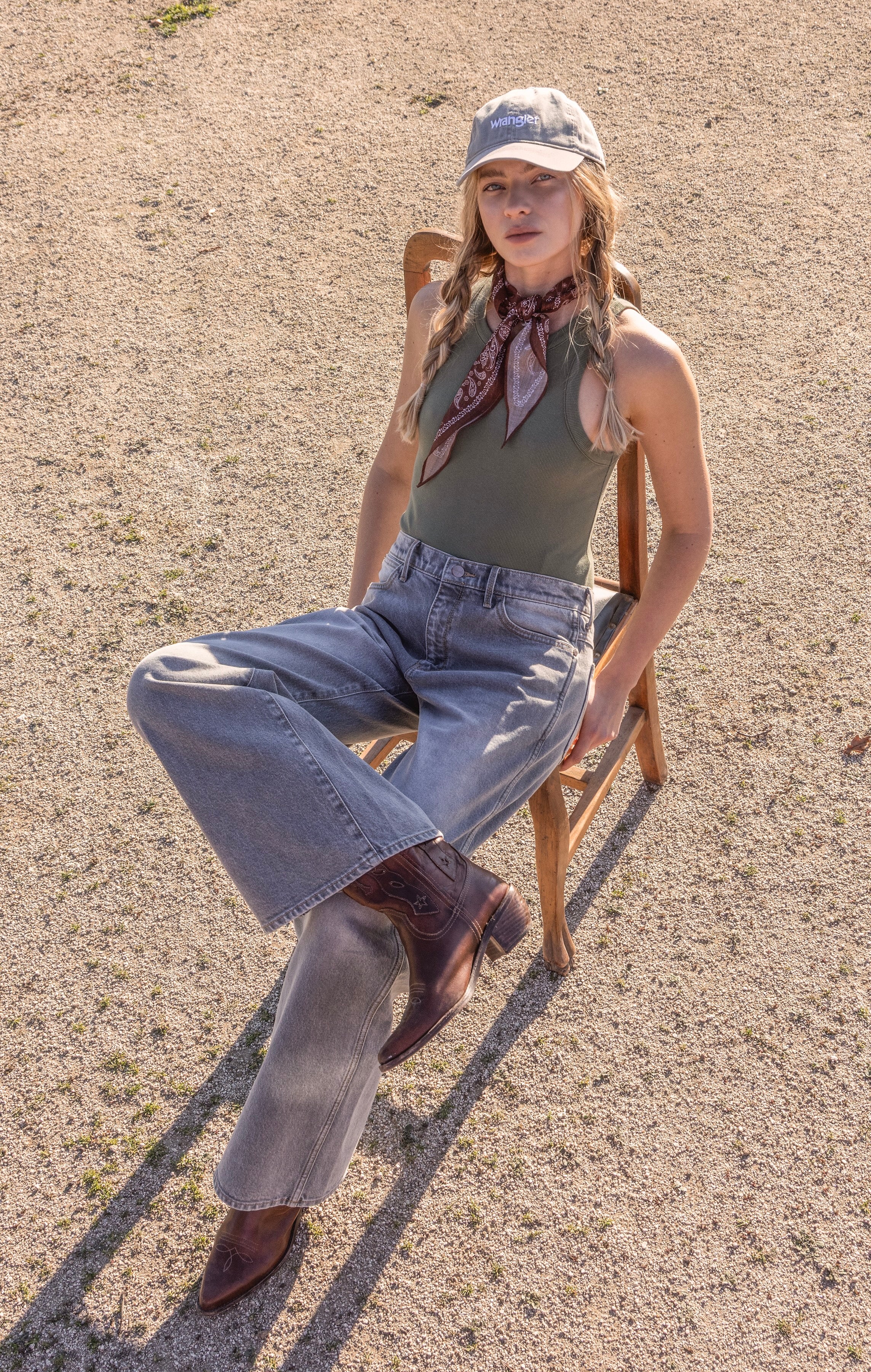 Jeans Mujer World Wide Grey– Wrangler - Main Image