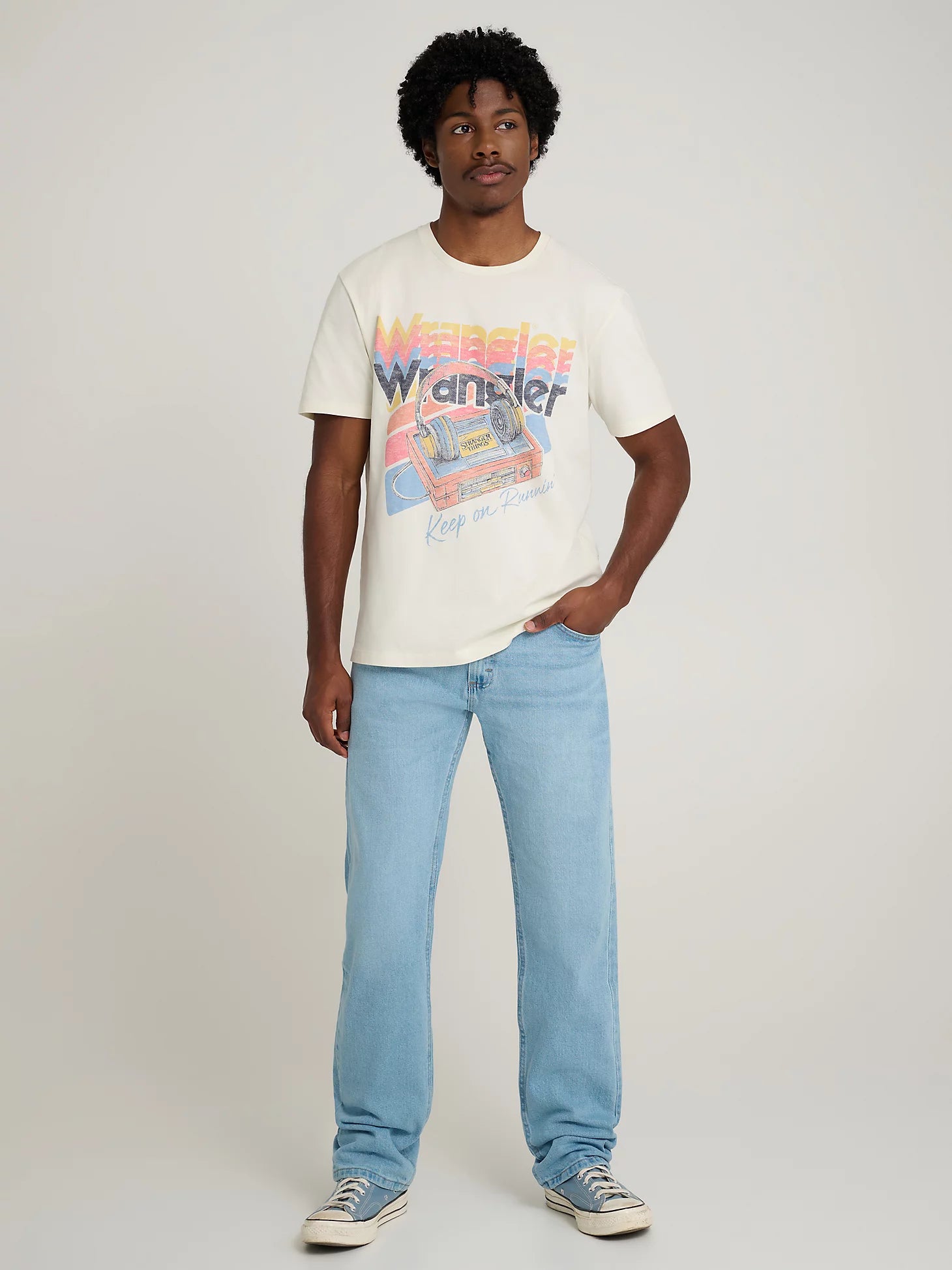 Wrangler x Stranger Things Keep on Runnin' T-Shirt