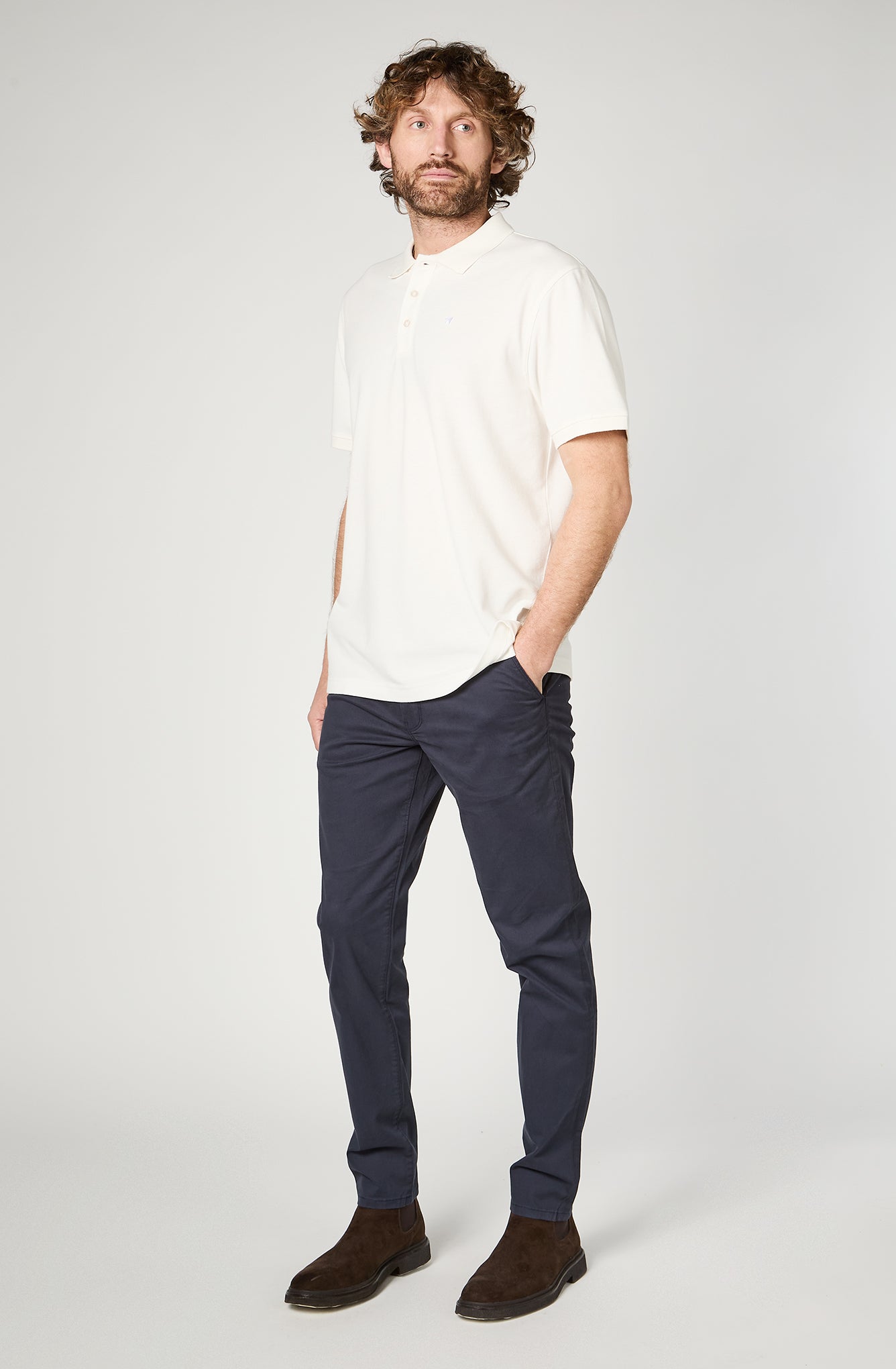 Pantalon Hombre Chino Navy
