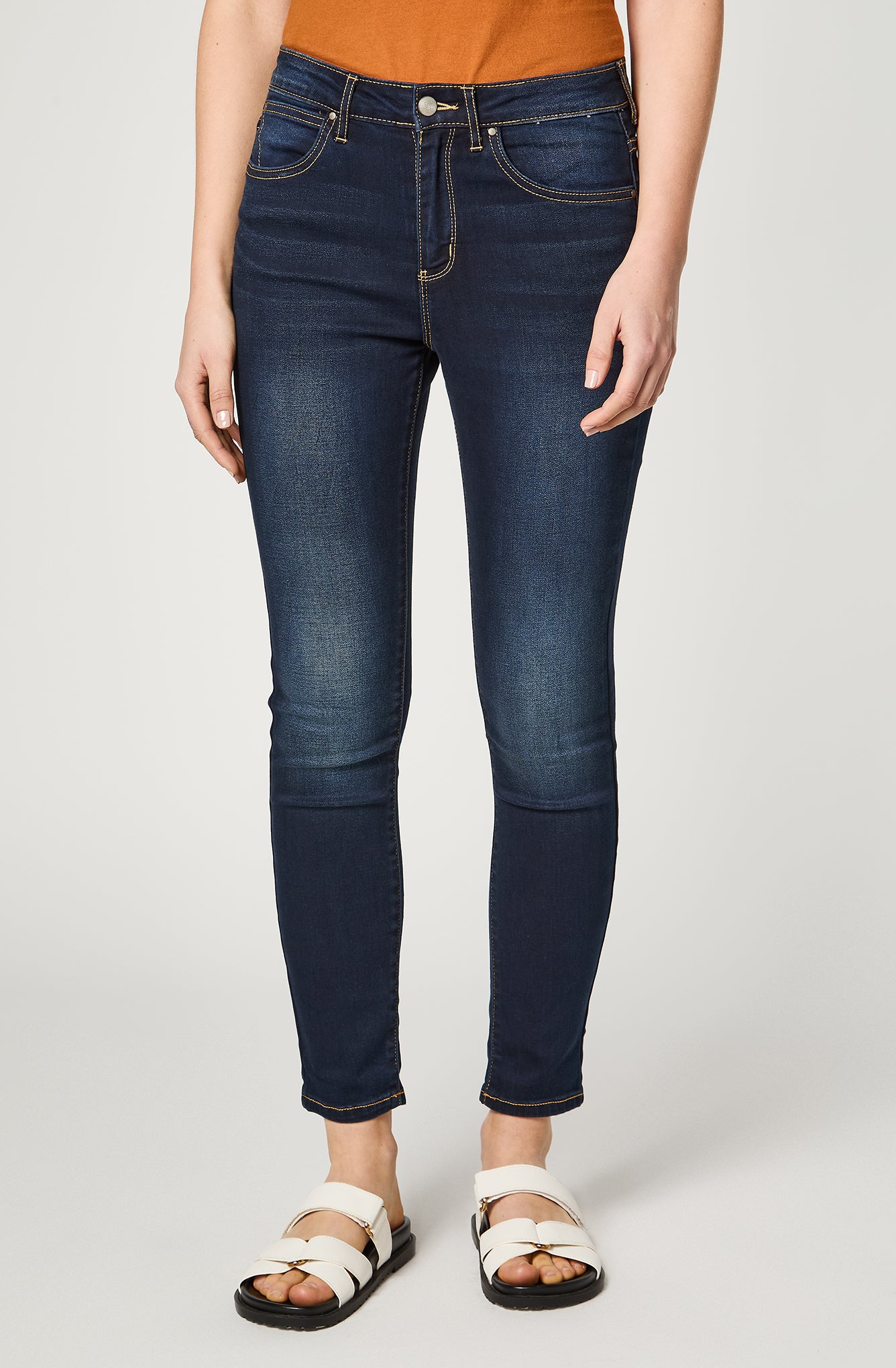 Jeans Mujer Tiro Alto Skinny High Fit Epic Soft Night Blue