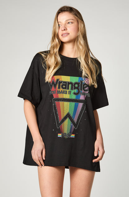 Polera Mujer Oversized Black