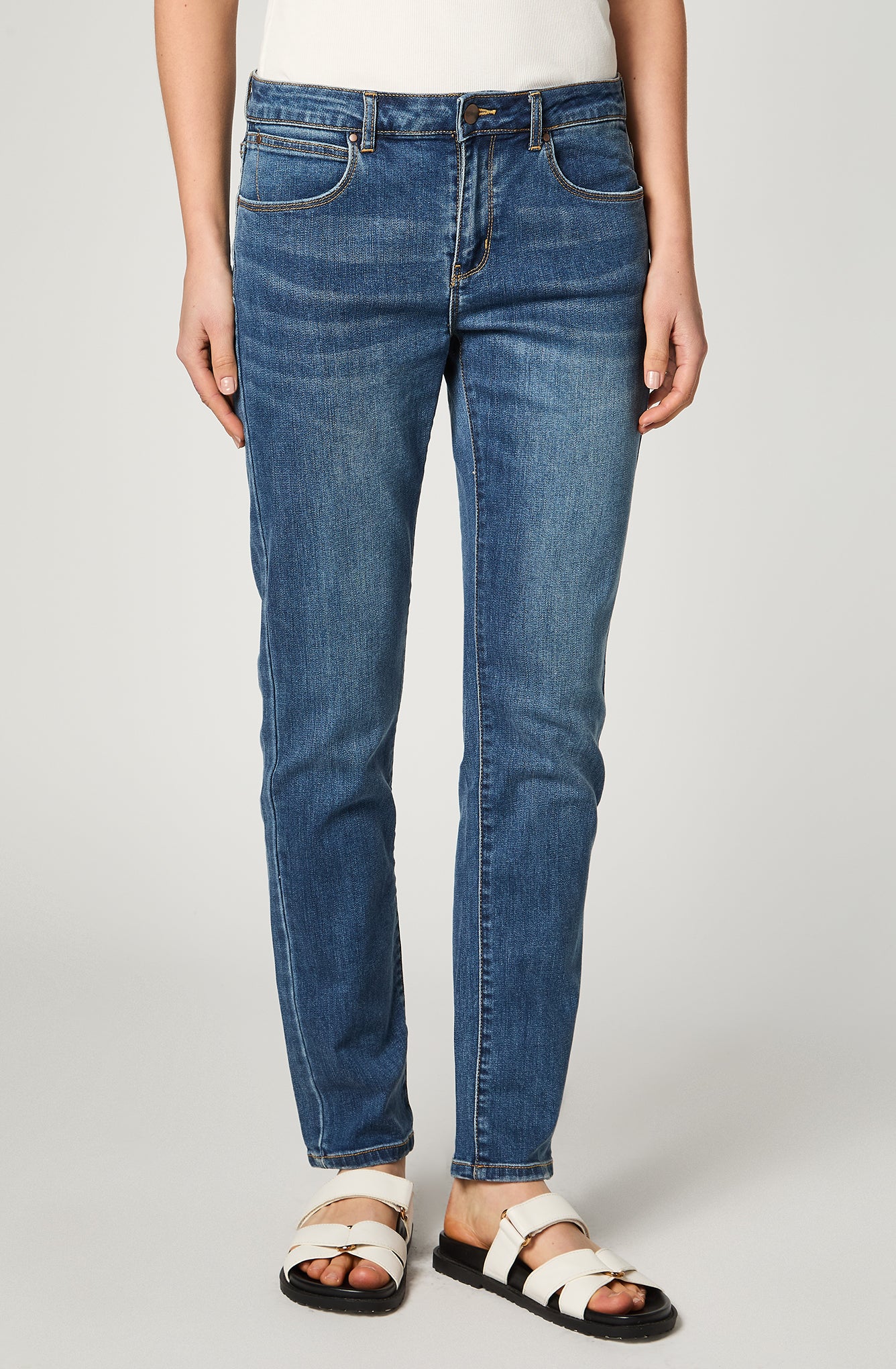 Jeans Mujer Slim Fit We Care Night Blue