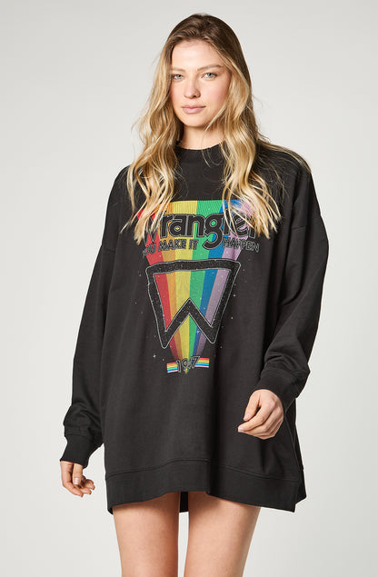 Polerón Oversized Sweat Black