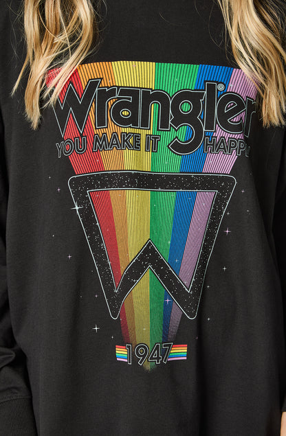 Polerón Oversized Sweat Black