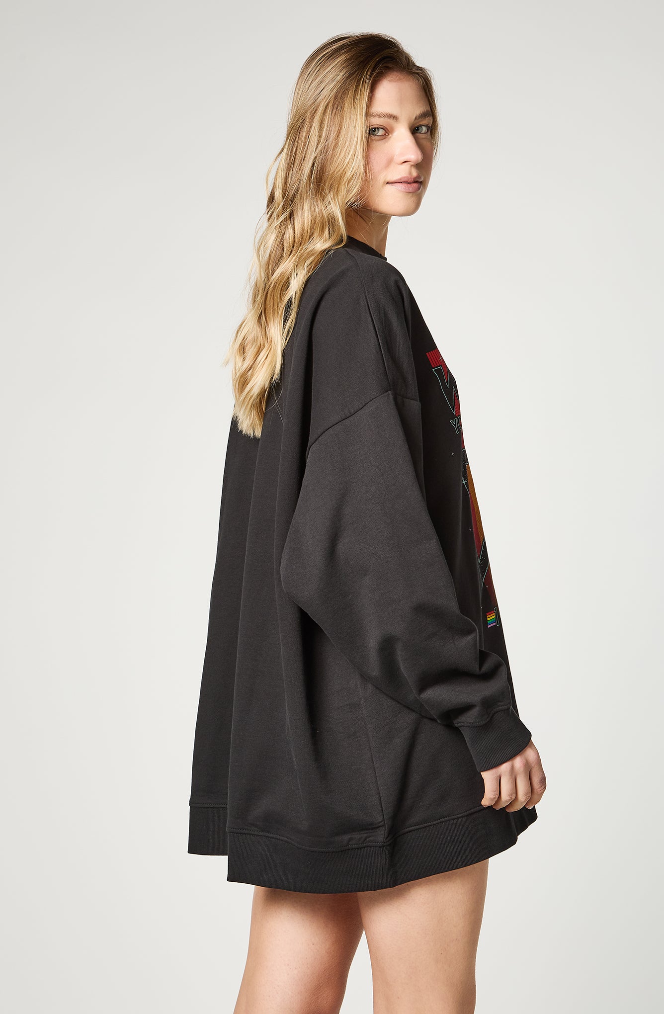Polerón Oversized Sweat Black