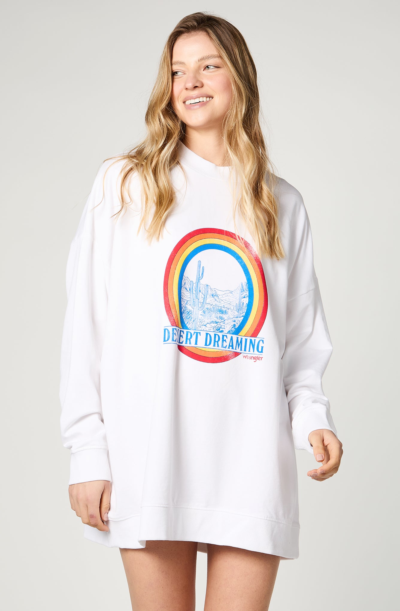 Polerón Oversized Sweat White