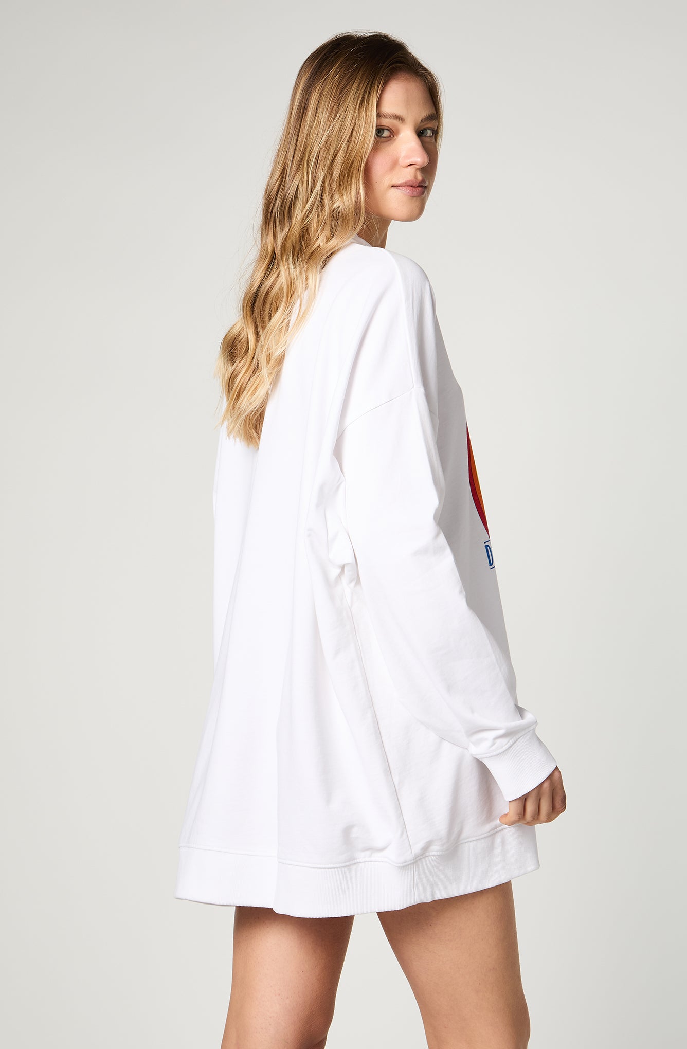 Polerón Oversized Sweat White