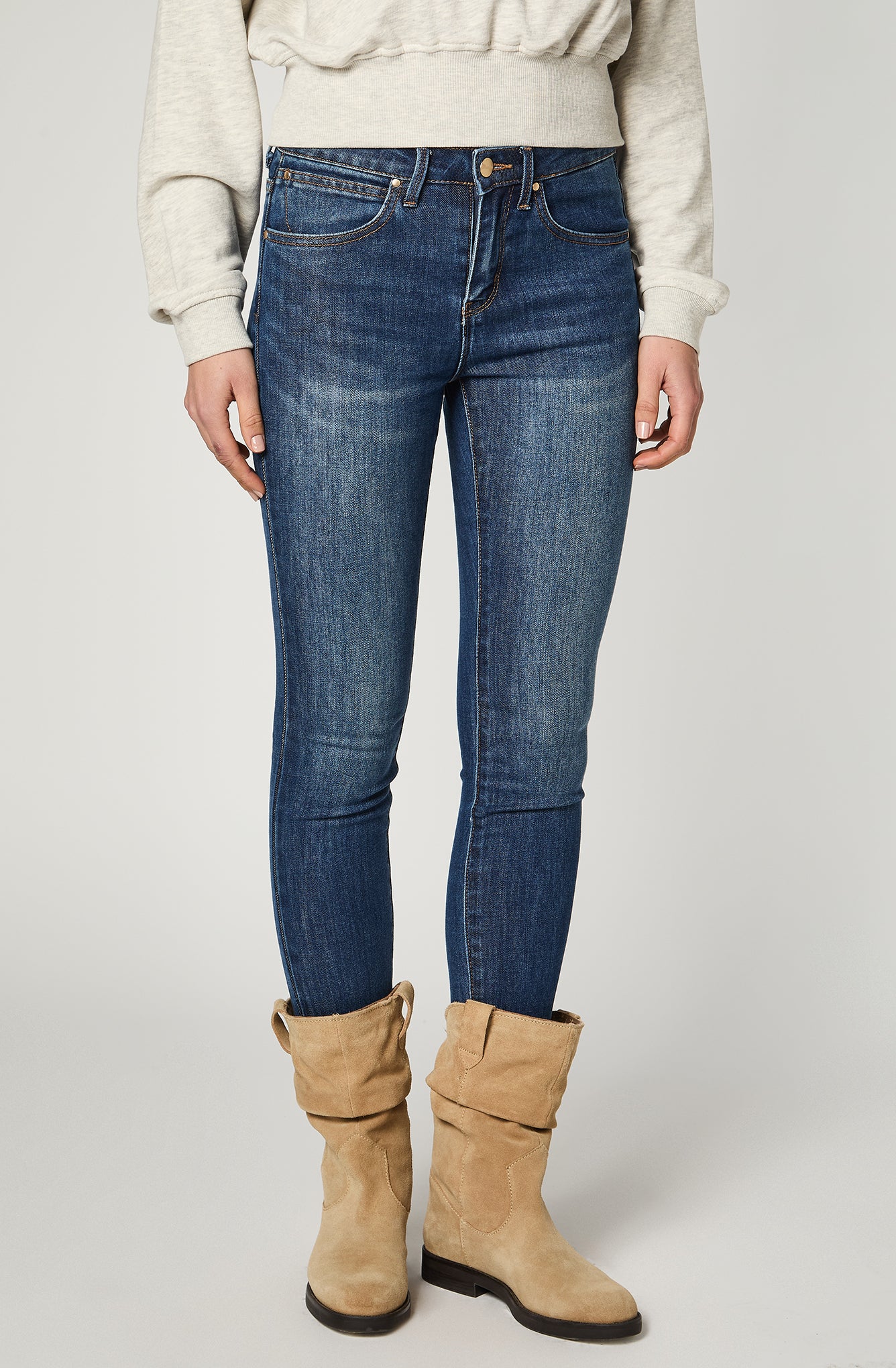 Jeans Mujer Skinny Fit We Care Authentic Blue