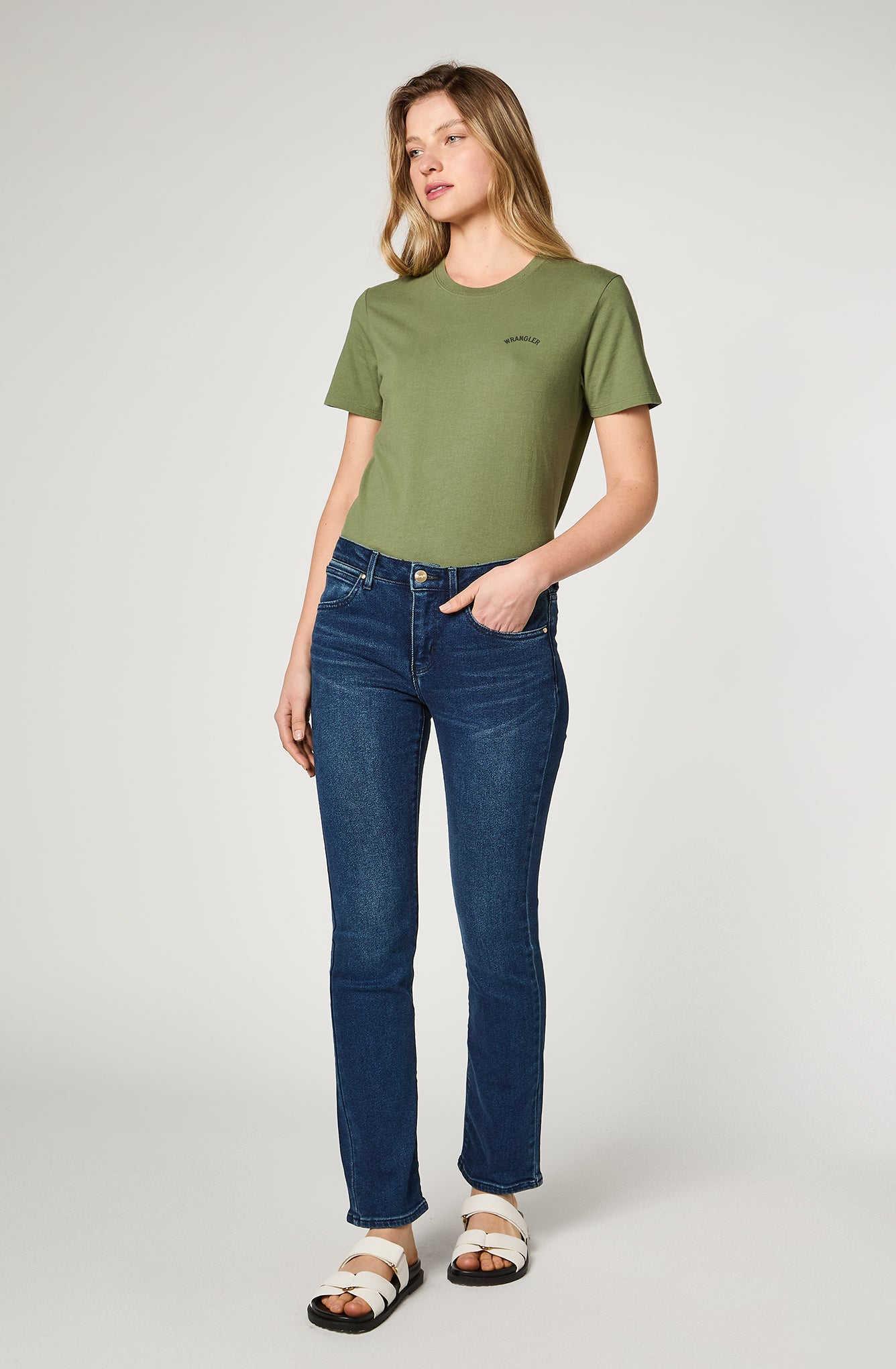 Jeans Mujer Straight Fit Epic Soft Blue Charm