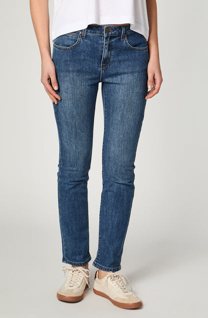 Jeans Mujer Straight Fit We Care Dream Blue
