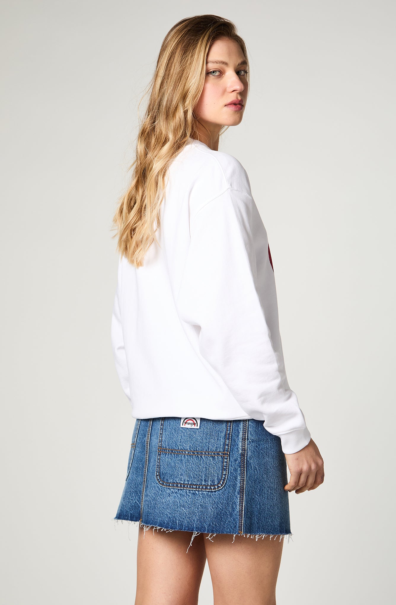 Polerón Retro Sweat Lips White