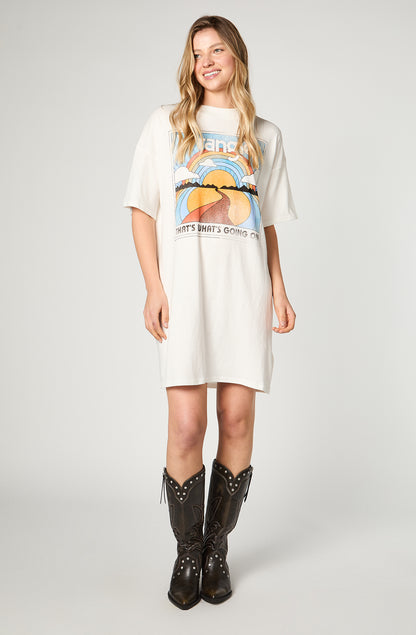 Falda Mujer Tee Dress White