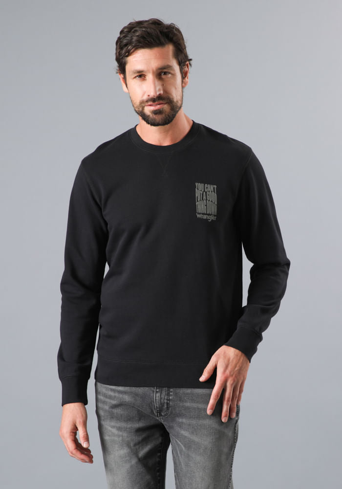 Polerón Hombre Crew Neck Navy