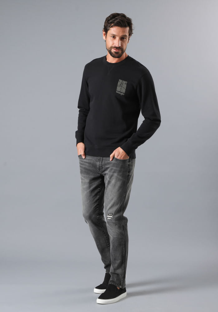 Polerón Hombre Crew Neck Navy