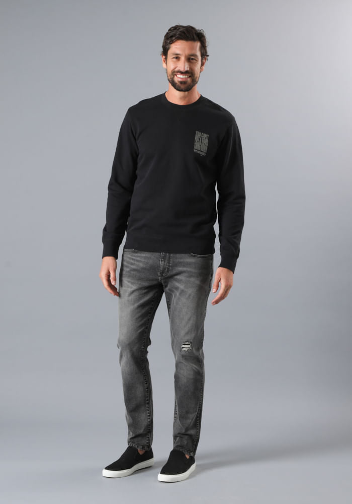 Polerón Hombre Crew Neck Navy