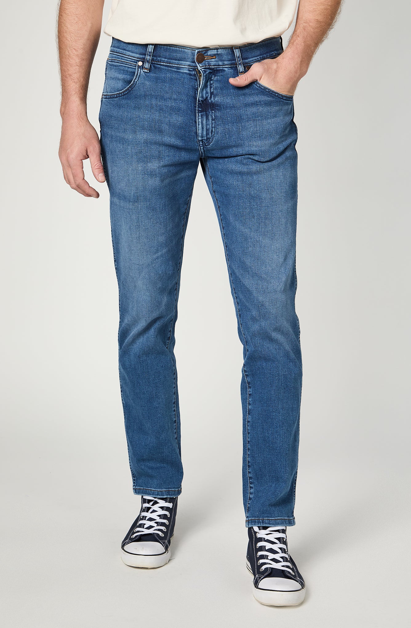 Jeans Hombre Larston Slim Tapered Fit Rough Rided