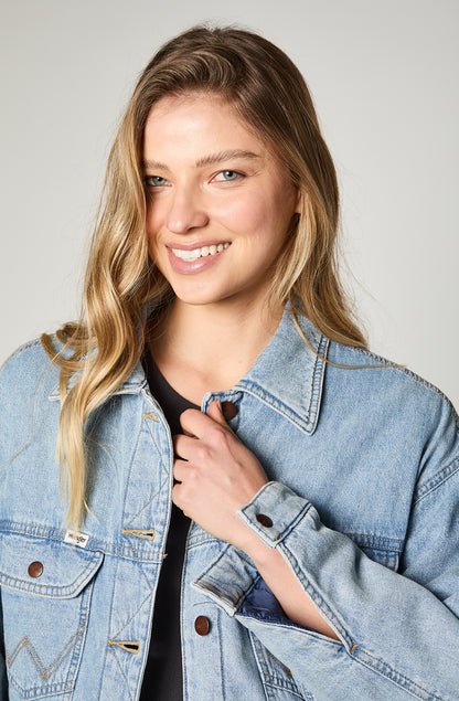 Chaqueta Mujer Padded Trucker Scare Crow