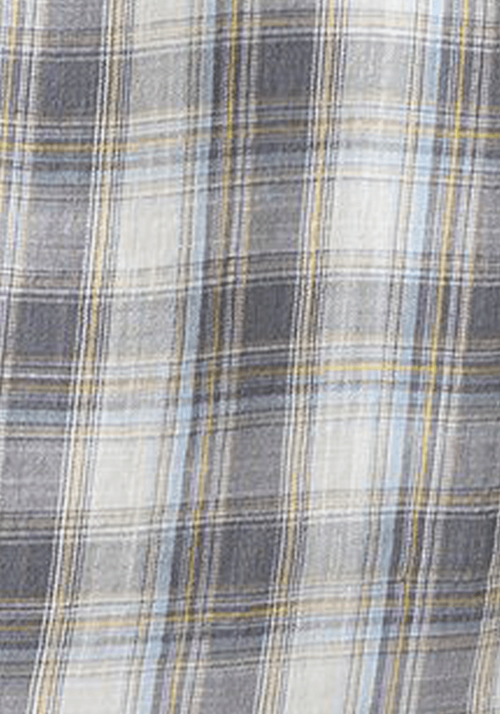 Camisa 1 Pocket Shirt Ls Grey Plaid