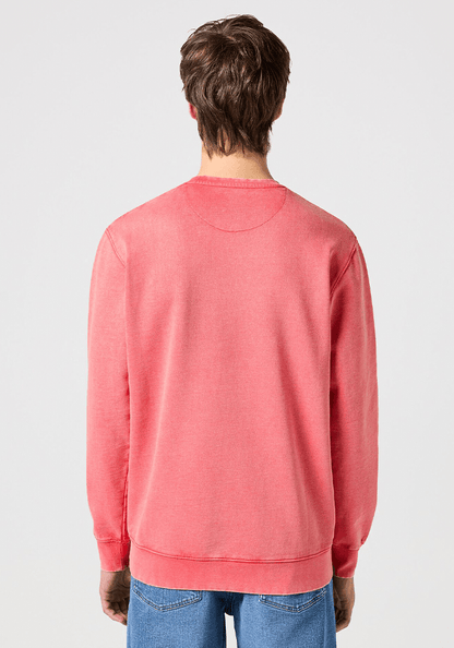 Polerón Washed Crew Burnt Sienna