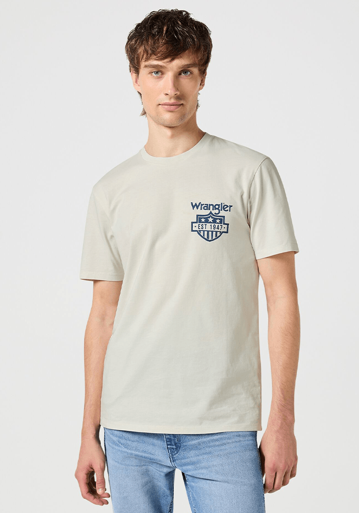 Polera Graphic Tee - Hero Cowboy Vintage White - Match Strikeoff