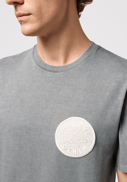 Polera Crew Neck - Circle Logo Gunmetal