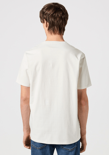 Polera Sign Off Tee - Festival Patch White W/ Navy
