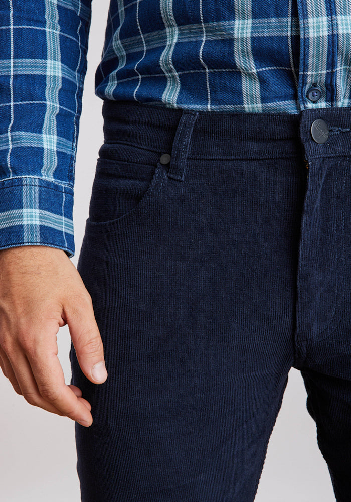 Pantalón Cotelé Wrangler® Hombre Azul Marino