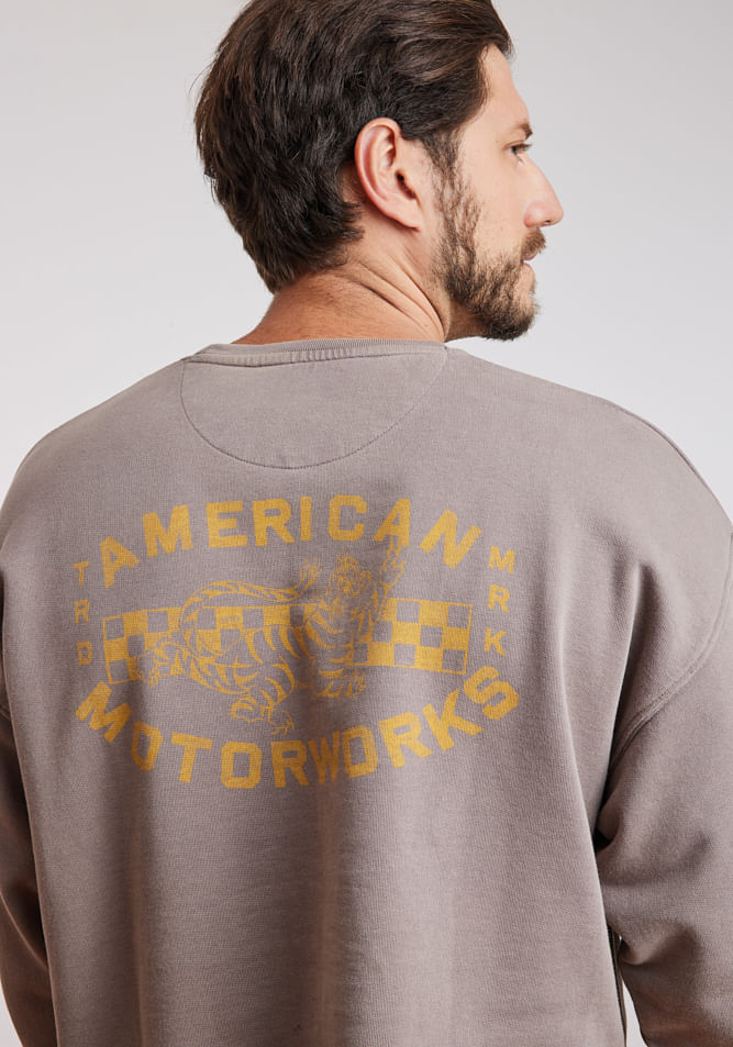 Polerón Hombre Crewneck Sweatshirt Iron