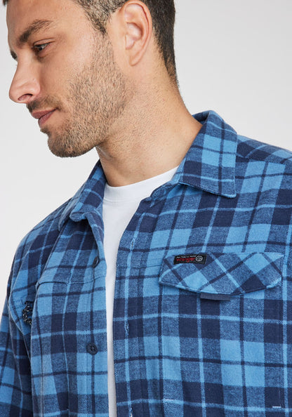 Camisa Hombre Campsite Shirt Saxe Plaid