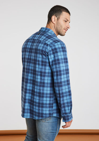 Camisa Hombre Campsite Shirt Saxe Plaid