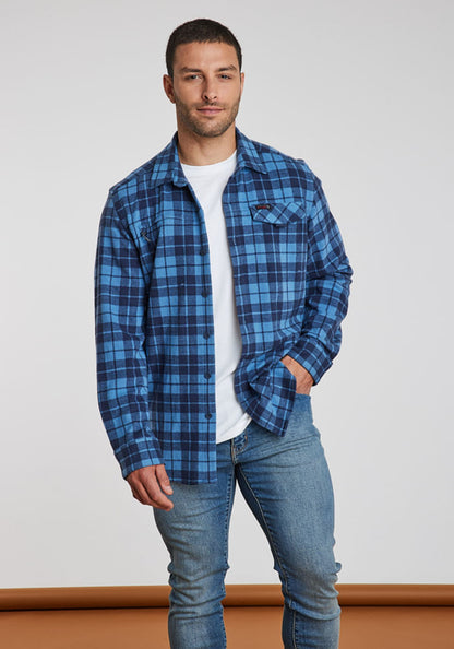 Camisa Hombre Campsite Shirt Saxe Plaid