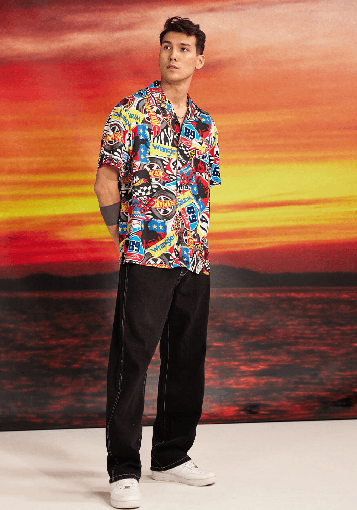 Camisa Manga Corta Resort Ss - Hot Wheels