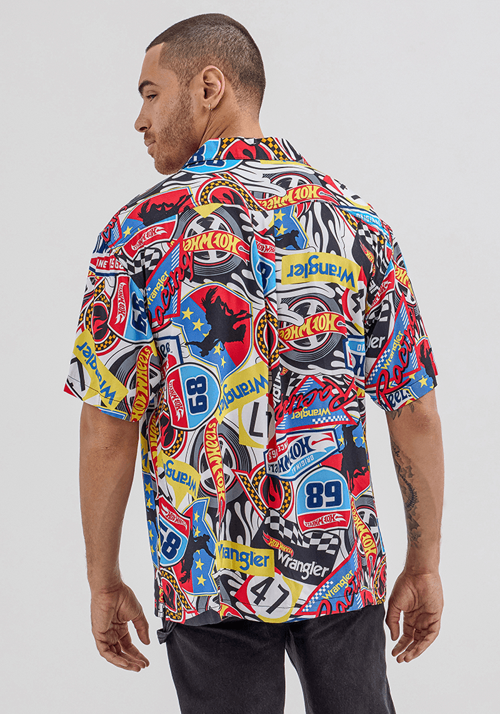 Camisa Manga Corta Resort Ss - Hot Wheels